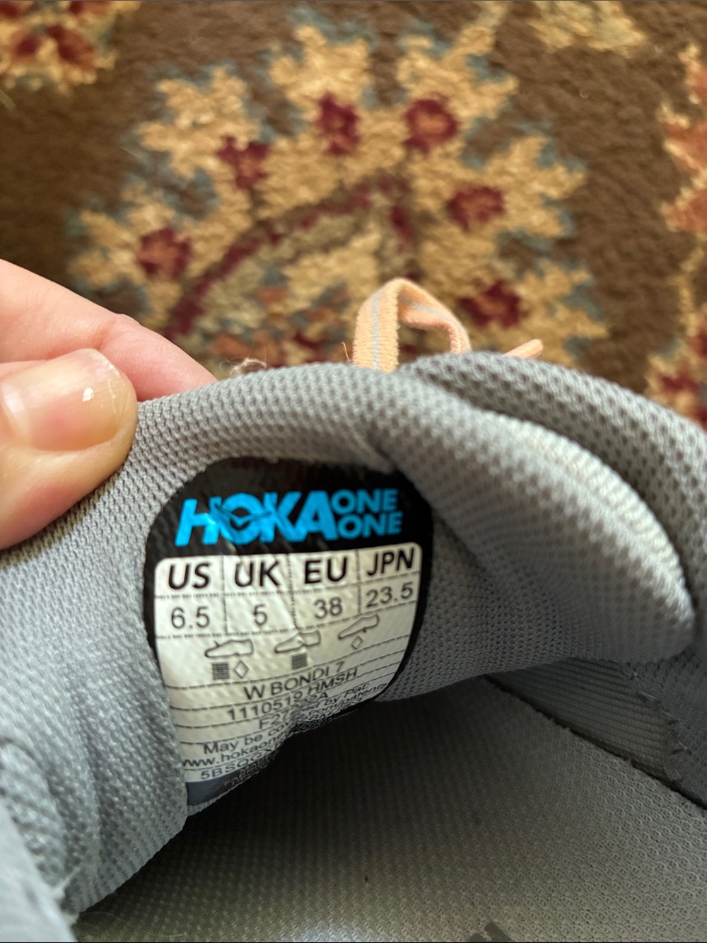 Hoka Bondi 7, sz 6.5 W - Picture 9 of 11
